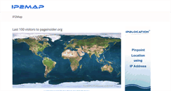 Desktop Screenshot of ip2map.com